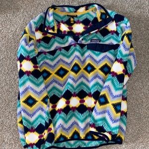 patagonia fleece pull over, size: M